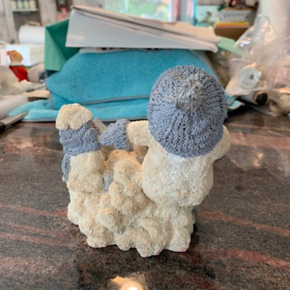 1999 Encore Snow Buddies "Crash Landing" Snowman Figurine - Picture 4 of 7